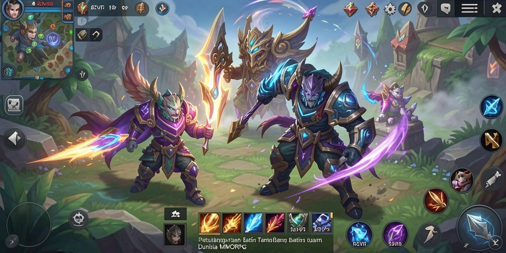 Gameplay seru dan grafis menakjubkan dalam 62VIP MMORPG.