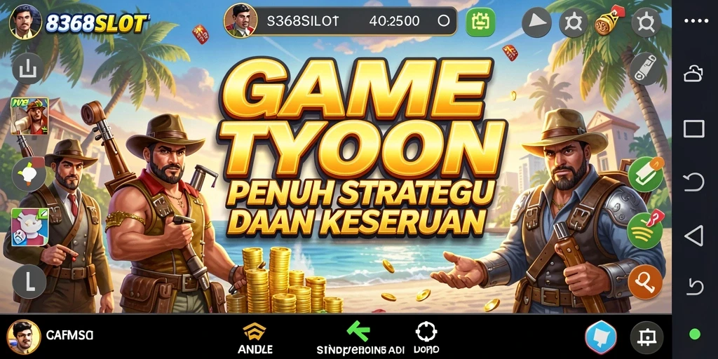 Tampilan utama gameplay <strong>8368SLOT</strong> yang seru dan penuh warna.