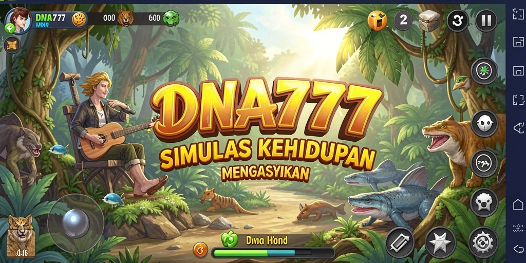 Tangkap momen seru dalam gameplay simulasi kehidupan DNA777.