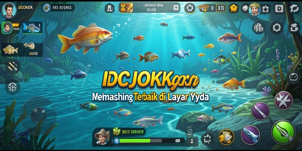 Gameplay memancing seru dengan grafik menakjubkan dalam IDCJOKER.