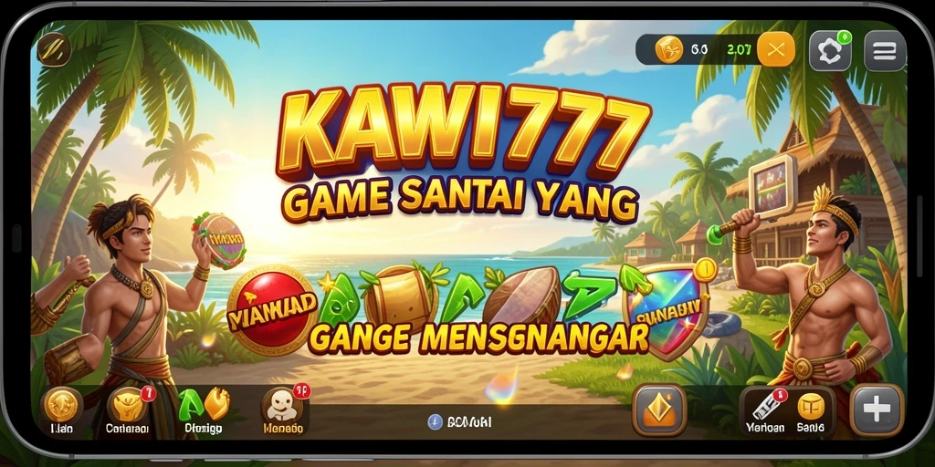 Screenshot gameplay KAWI777 dengan grafis cerah dan menarik.