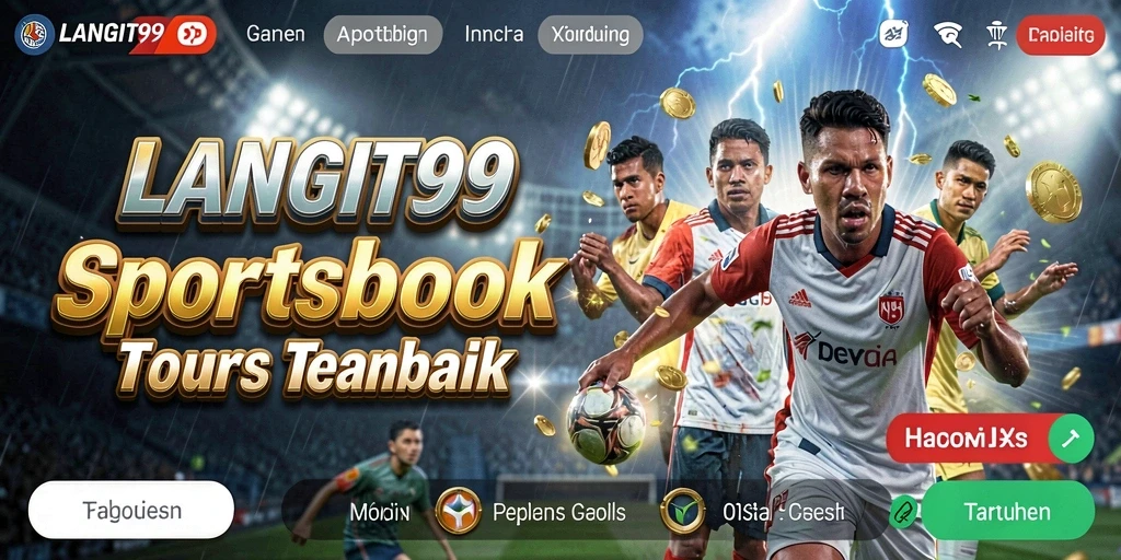 Tampilan menarik dari gameplay Sportsbook LANGIT99 yang memberikan pengalaman seru.