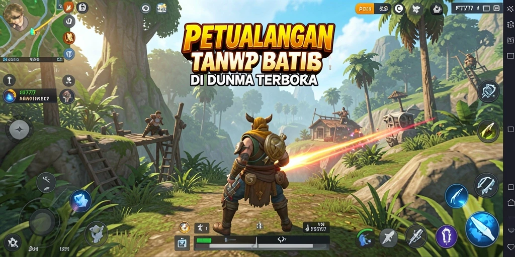 Screenshot gameplay PT777 menunjukkan petualangan seru di dunia terbuka.