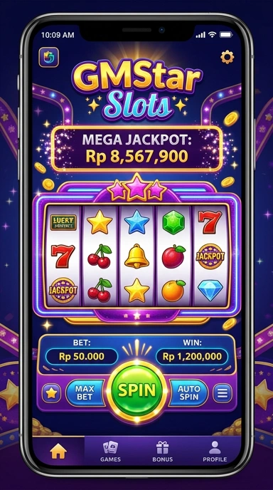 Logo gmstar yang mewakili identitas platform unduh APK kami.